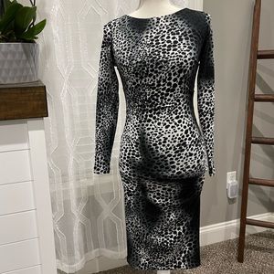 ✨✨Woman Animal Print Black and White Dress✨✨